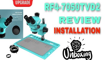 RF4 Microscope || RF-7050TVD2 Review || RF4 Microscope Setup