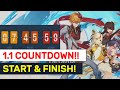 1.1 Maintenance Start & Finish Countdown! 8 MUST Do Tips! | Genshin Impact