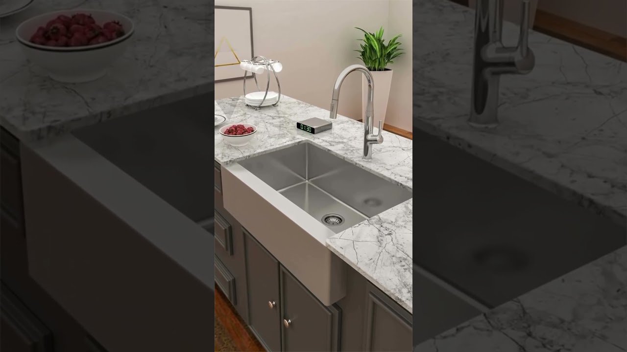 Carysil Stainless Steel Farmhouse Sink