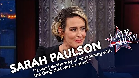 Sarah Paulson Once Sniffed The Back Of Cher's Head