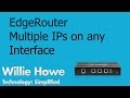 EdgeRouter - Multiple WAN (Internet) IP Addresses