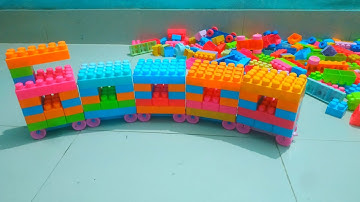 Satisfying DIY Lego Train/ASMR Building Blocks/relaxation #building #lego