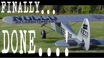 MULTIPLEX FUNCUB | CLIPPED WING CUSTOM BUILD | DECALS ASSEMBLING AND PRESENTATION
