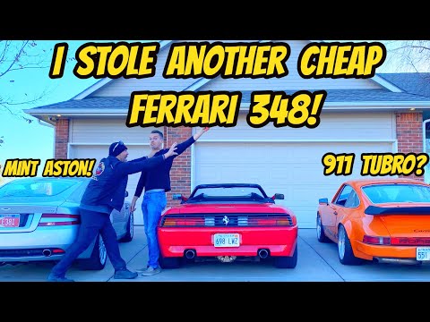 Buying 3 cheap exotic cars on Black Friday!!! ANOTHER FERRARI 348?