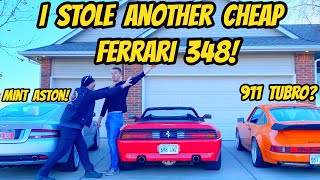 Buying 3 cheap exotic cars on Black Friday!!! ANOTHER FERRARI 348?