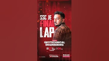SSC JE Final Lap Series – Geotechnical Engineering | CIVILIANZ