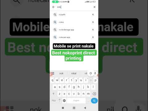 Printing using OTG, android phone and NOKOPRINT APP👍