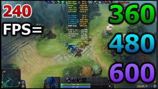 How to unlock FPS cap in game | Dota 2