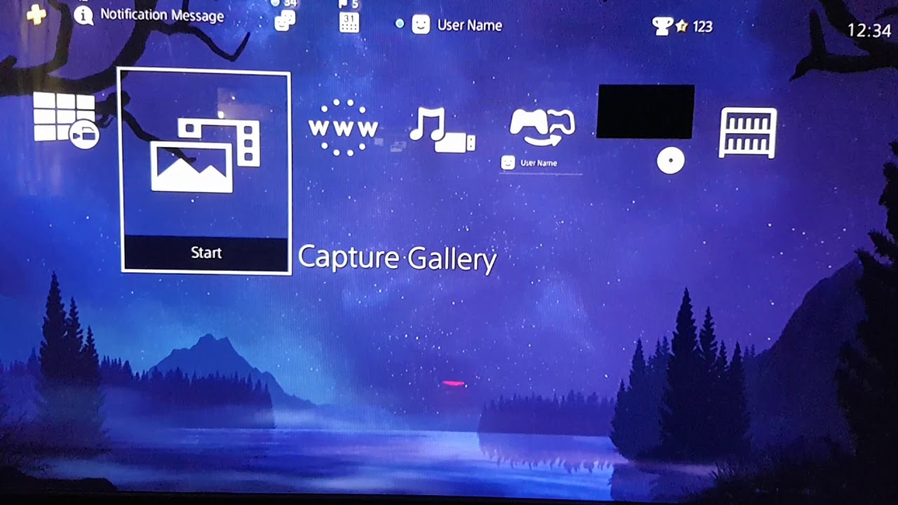 Lightning Night Sky Dynamic Theme XPOSED Ps4 Design