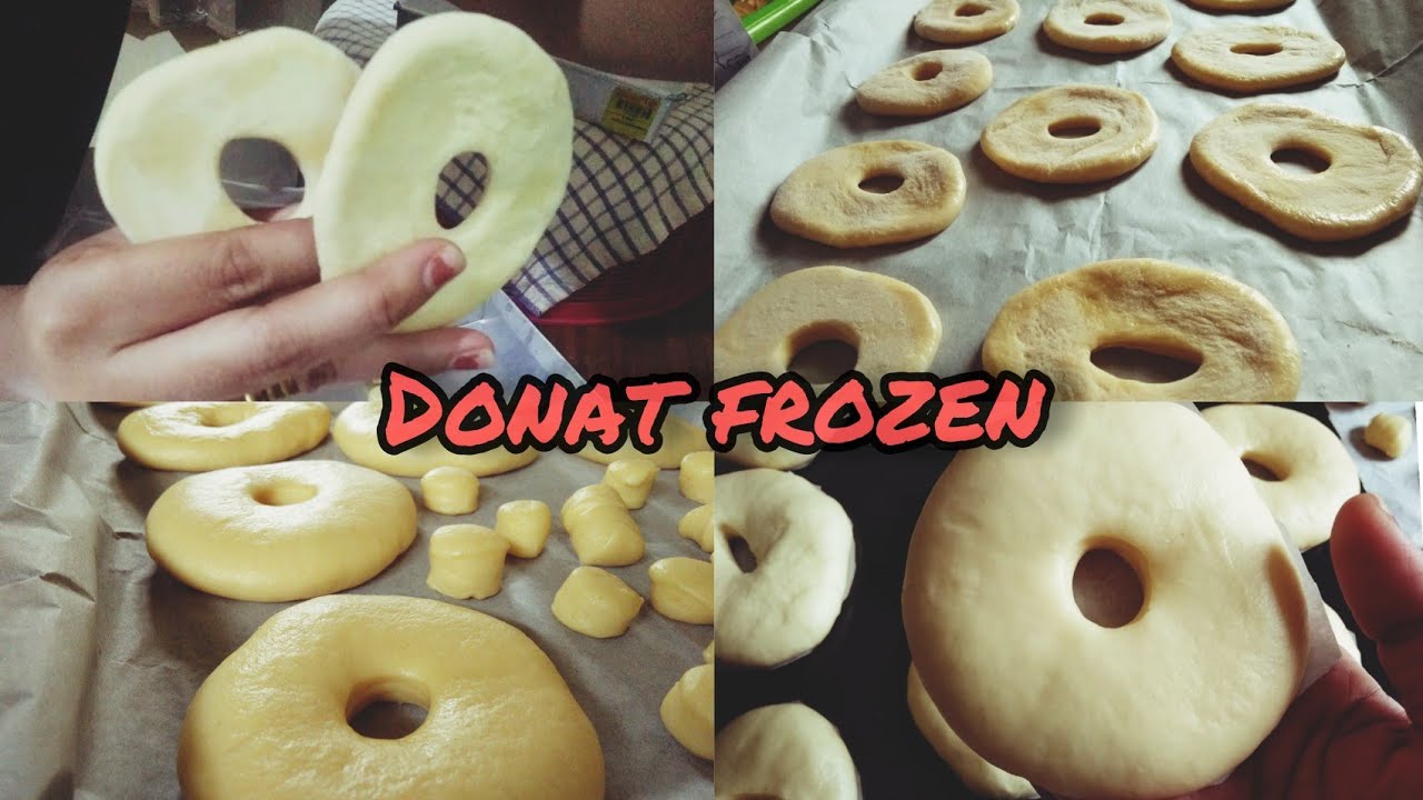 Donat Frozen || Cara Membuat Donat Frozen, Donat Beku
