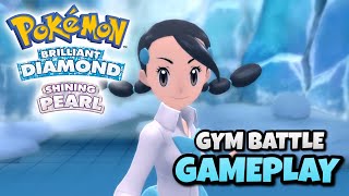 Pokémon Brilliant Diamond & Shining Pearl All Gym Battles Gameplay