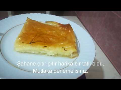 Laz BÖREĞİ TATLISI nasıl yapılır. Tatlı börek muhteşem lezzetli.