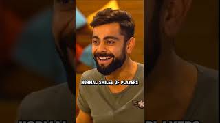 Normal smiles of players vs legend smile#viral #legend smile#100k views