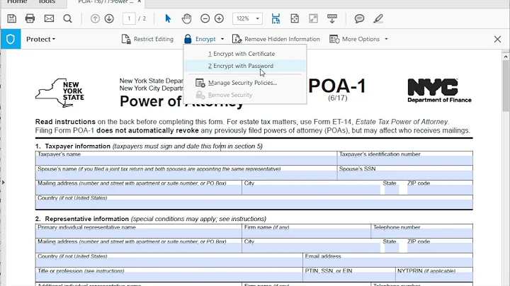 How to Encrypt a PDF with Adobe Acrobat