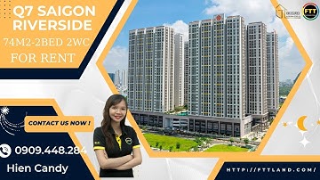 Q7 SAIGON RIVERSIDE 2PN CĂN GÓC VIEW 3 MẶT XỊN XÒ .HL 0909.448.284 Ms Hiền
