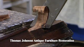 Repairing the Leg of a Federal Side Chair  Thomas Johnson Antique Furniture Restoration