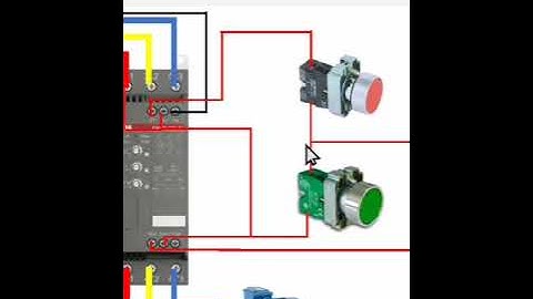 ABB soft starter control circuit for three phase induction motor