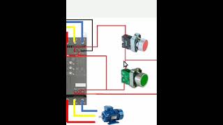 ABB soft starter control circuit for three phase induction motor