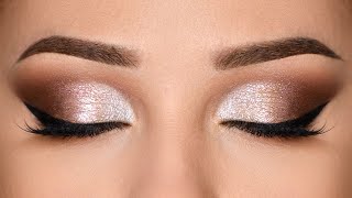 CLASSIC SPARKLY Glam Smokey Eye Makeup Tutorial screenshot 2