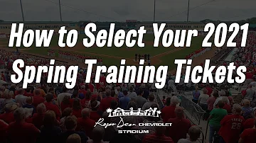 Can you purchase spring training tickets?