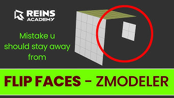 FLIP FACES - Polygon Action - ZModeler - ZBrush Tutorial