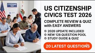 Pass Your 2026 US Citizenship Civics Test With Our Complete Civics Review And Easy Answers Quiz Now