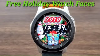 Free Galaxy Watch Active 2/Galaxy Christmas Watch Faces screenshot 4