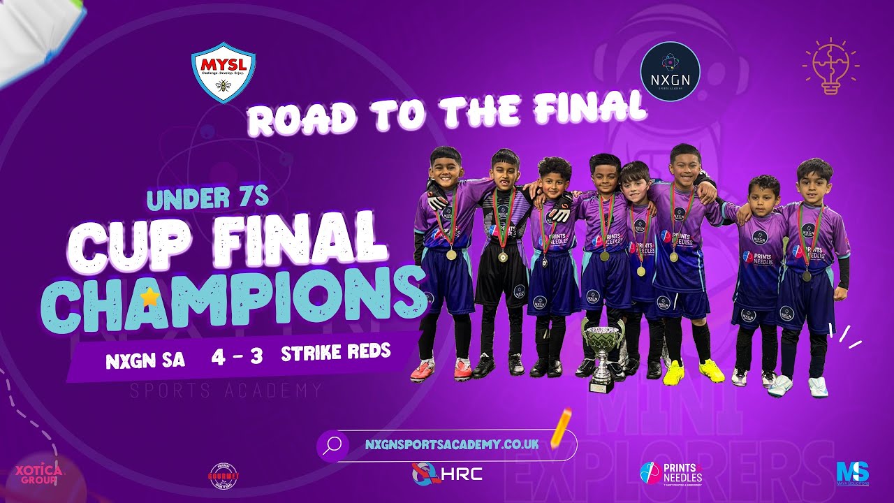 CUP FINAL 4-3 THRILLER! 🏆⚽️ NXGN Sports Academy U7s vs Strike Conditioning Red U7s -  13/12/2025