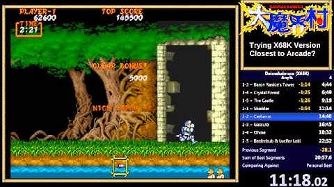 Daimakaimura (X68000) speedrun in 19:08