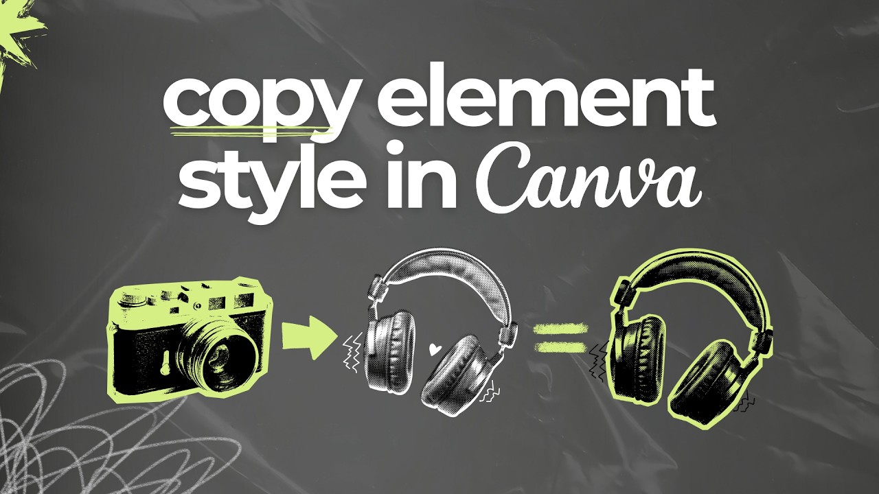 Скопируйте стили элементов в Canva одним щелчком мыши!