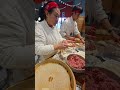 Making the Chinese Bao Dim Sum Dumpling. Street Food in Italy