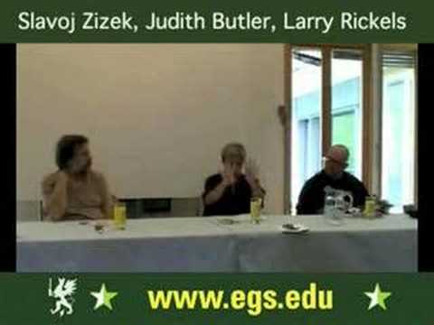 Slavoj Zizek, Judith Butler & Larry Rickels. Psych...