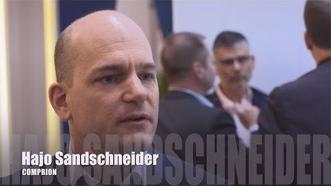 Interview with Hajo Sandschneider of Comprion