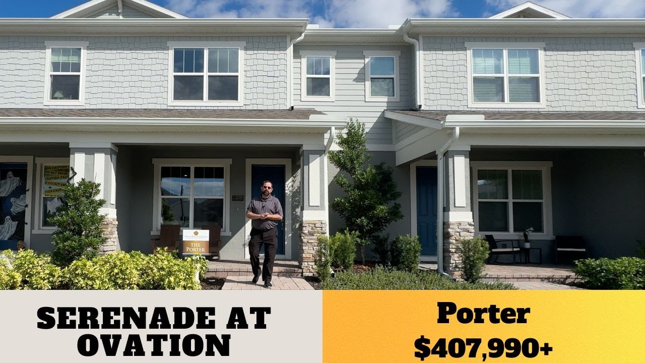 Компания Dream Finders Homes представляет дом модели Serenade at Ovation, модель Porter, город Ви...