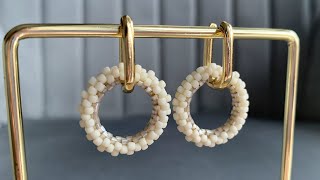 DIY Round Beaded Earrings: Step-by-Step Tutorial for Stunning Circular Jewelry