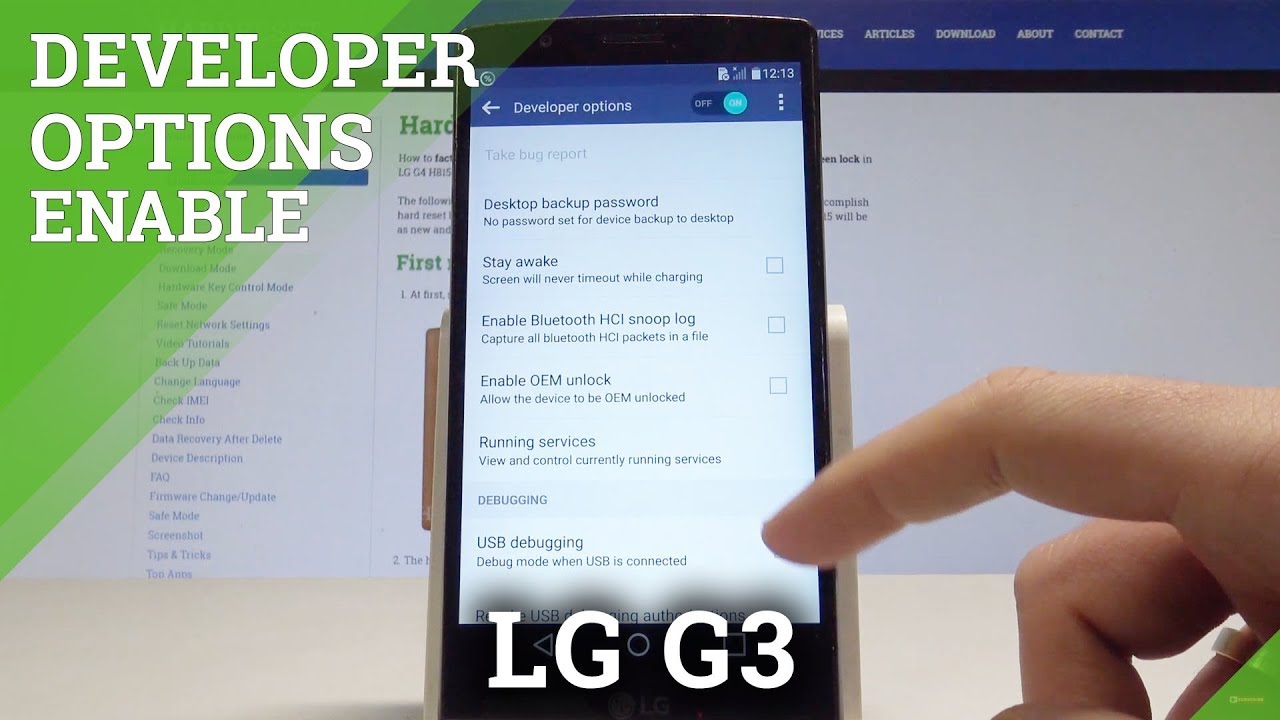 How To Unlock Developer Options In Lg G4 Unlock Oem Usb Debugging Youtube