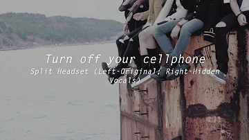 (Split Headset) Turn off your cellphone 핸드폰 좀 꺼줄래 - BTS HIDDEN VOCALS