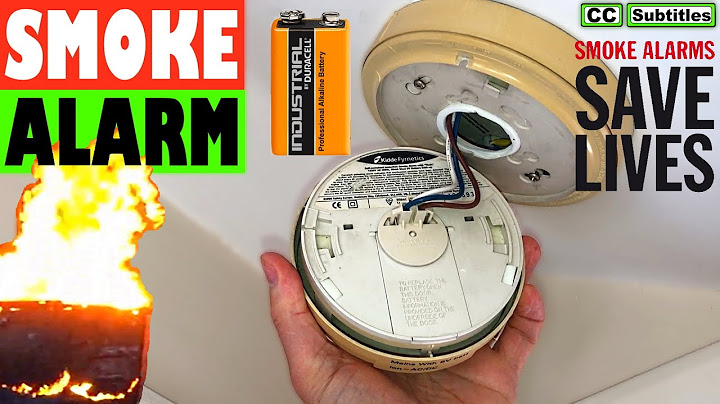 How to change backup battery in hardwired smoke alarm