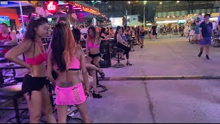 Lively atmosphere bar street | 4K Tree town Pattaya May 2024