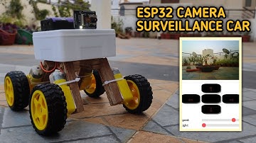 Surveillance Camera Car using ESP32 Camera #viral