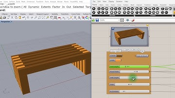 02 R6 Bench, part of Savanna3D for Rhino 6