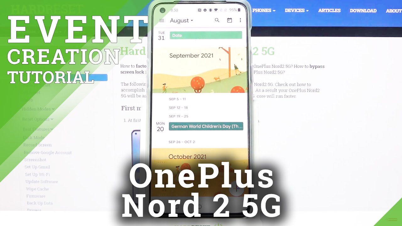 How Add Event To Calendar On OnePlus Nord 2 Create Event YouTube How Add Event To Calendar On OnePlus Nord 2 Create Event YouTube