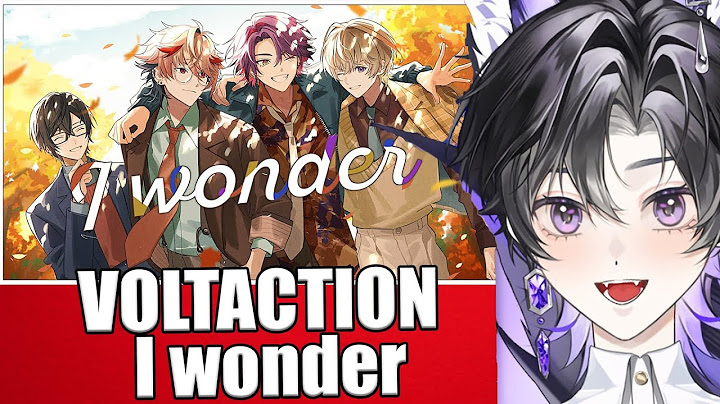 I wonder / VOLTACTION (cover) Nijisanji Reaction/にじさんじ 西洋の反応