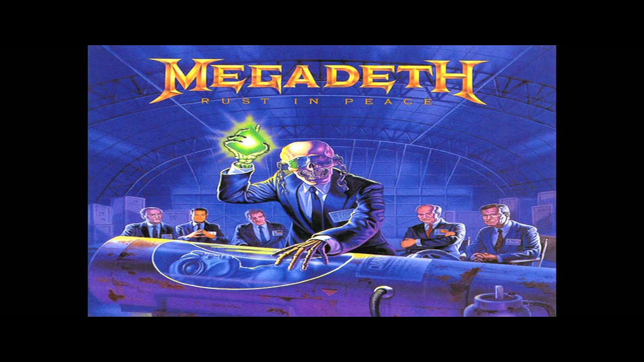 Megadeth tornado of souls. Hangar 18 Megadeth. Hangar 18 Megadeth обложка. Megadeth в студии. Rust in Peace обои.