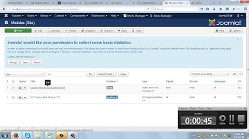Cookie Alert V2 Joomla Module