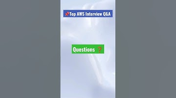 Top AWS Interview Questions and Answers for freshers (Updated)