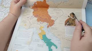 ASMR ~ Maps of European Empires! Holy Roman Empire, Ottoman, Spain ~ Soft Spoken Map Tracing screenshot 3