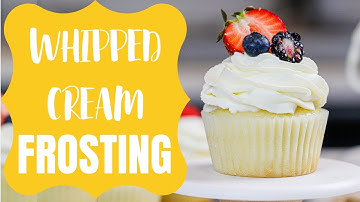Stabilized Whipped Cream Frosting with Cream Cheese | CHELSWEETS