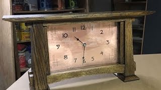 Mantle Clock This is project that I found started in my shop but for whatever reason, I didn