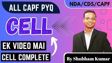 CAPF  CELL  CHAPTER  PYQS || BEST CLASS FOR CDS/CAPF | BY SHUBHAM SIR | FOR CDS/NDA/CAPF | UPSC